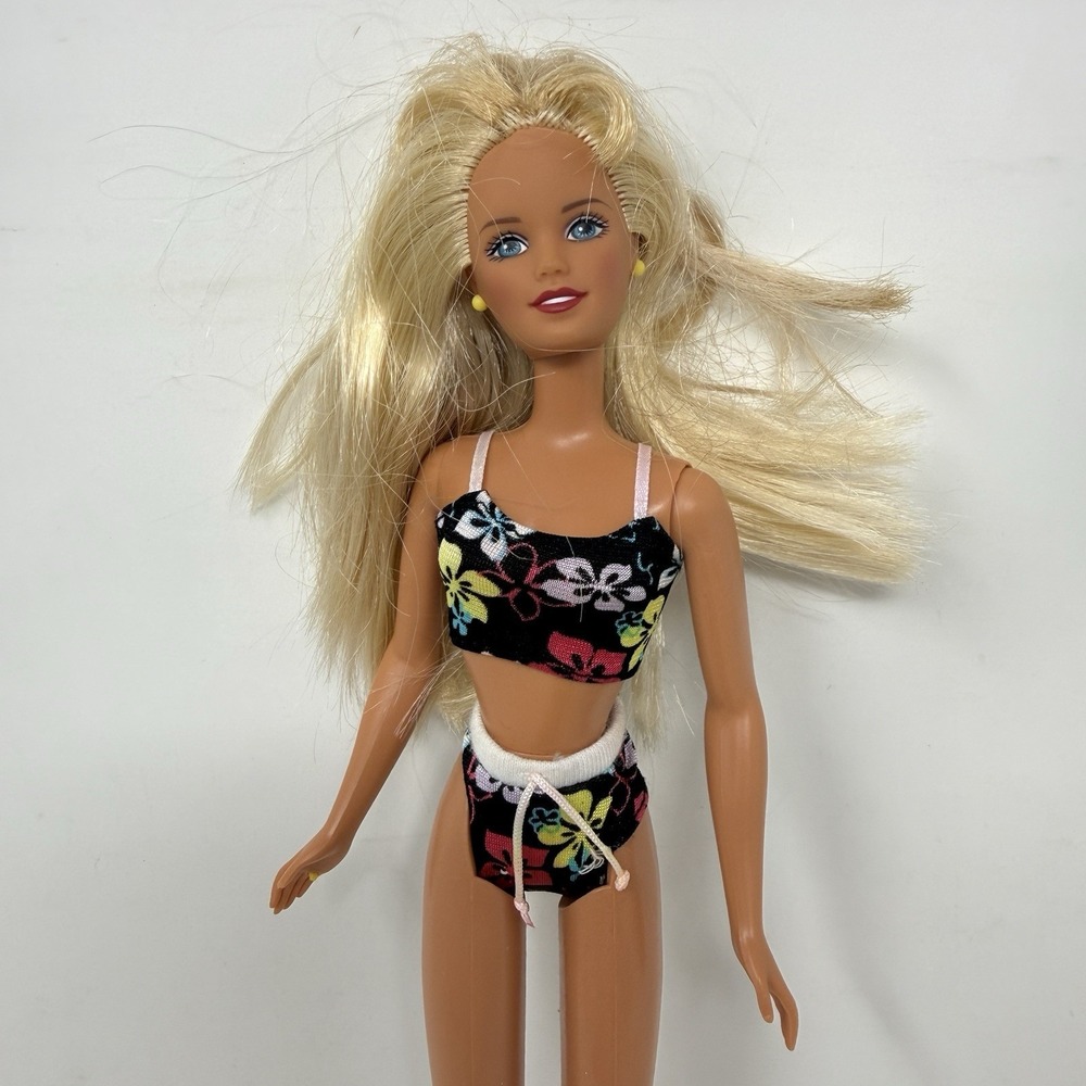 Barbie 1999 Hawaii Skipper Doll Vintage Barbie Doll Swimwear Beach Fashion